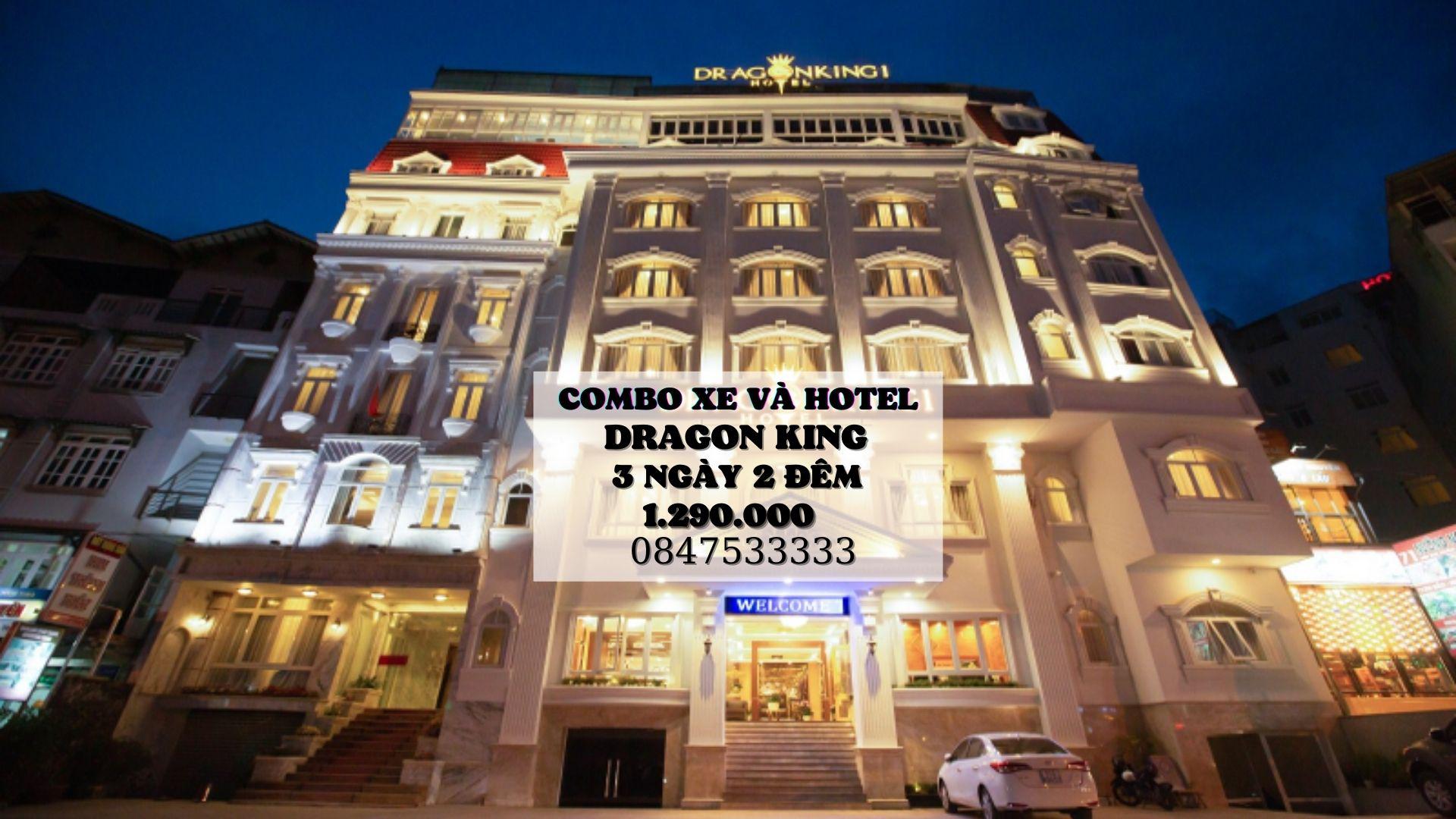 COMBO XE VÀ HOTEL DRAGON KING 1- 3 NGÀY 2 ĐÊM | KH: HỒ CHÍ MINH