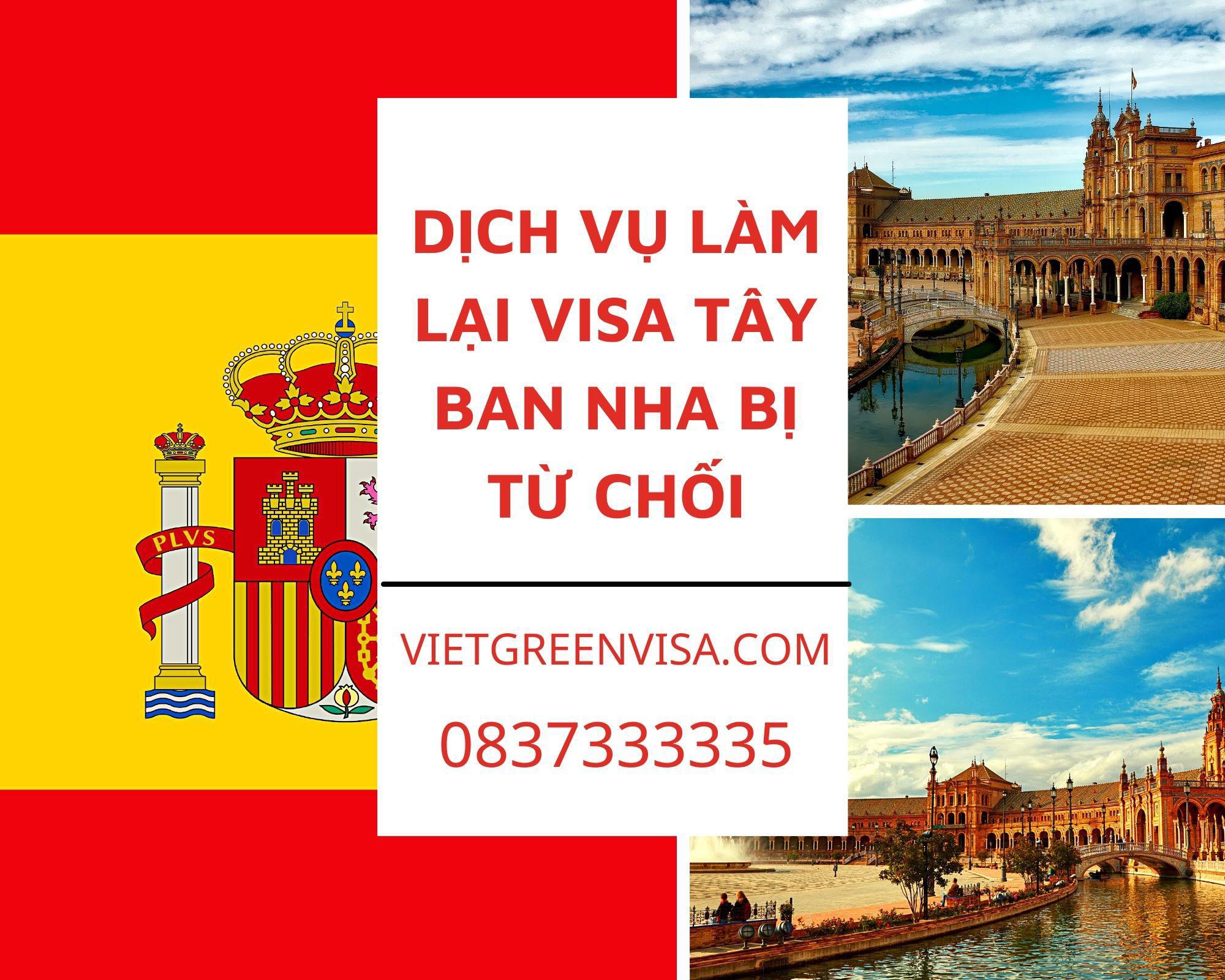 Làm lại visa Tây Ban Nha bị từ chối