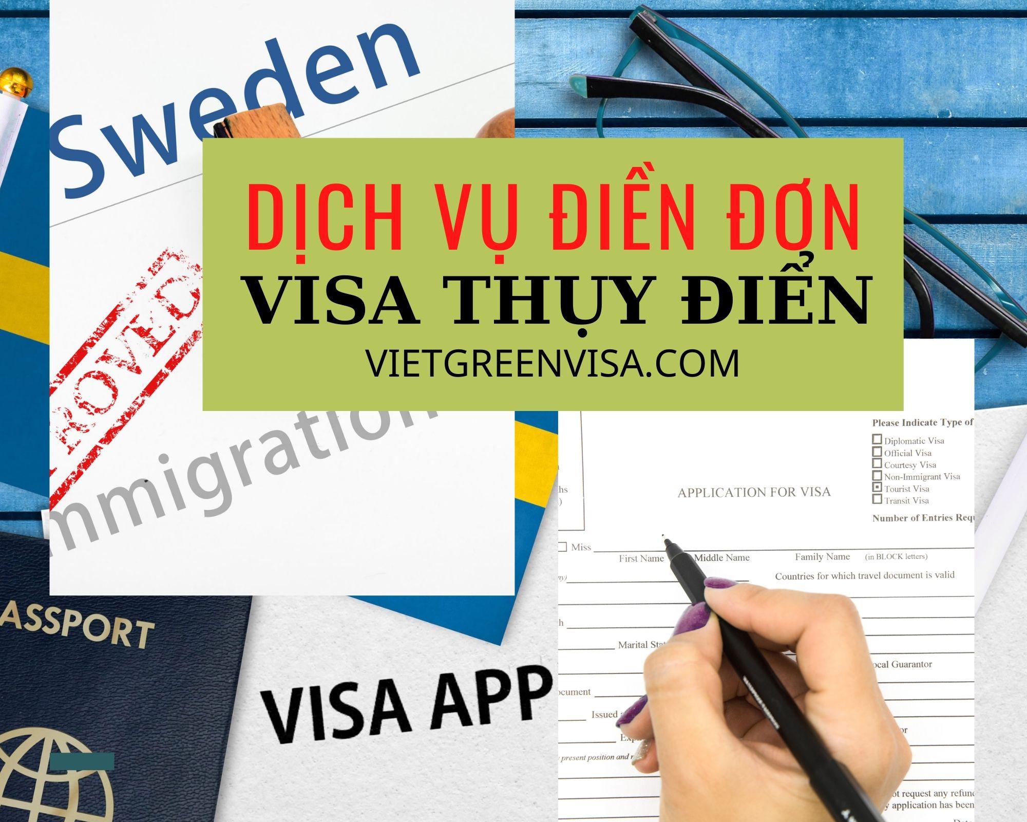 Dịch vụ điền đơn visa Thụy Điển online uy tín
