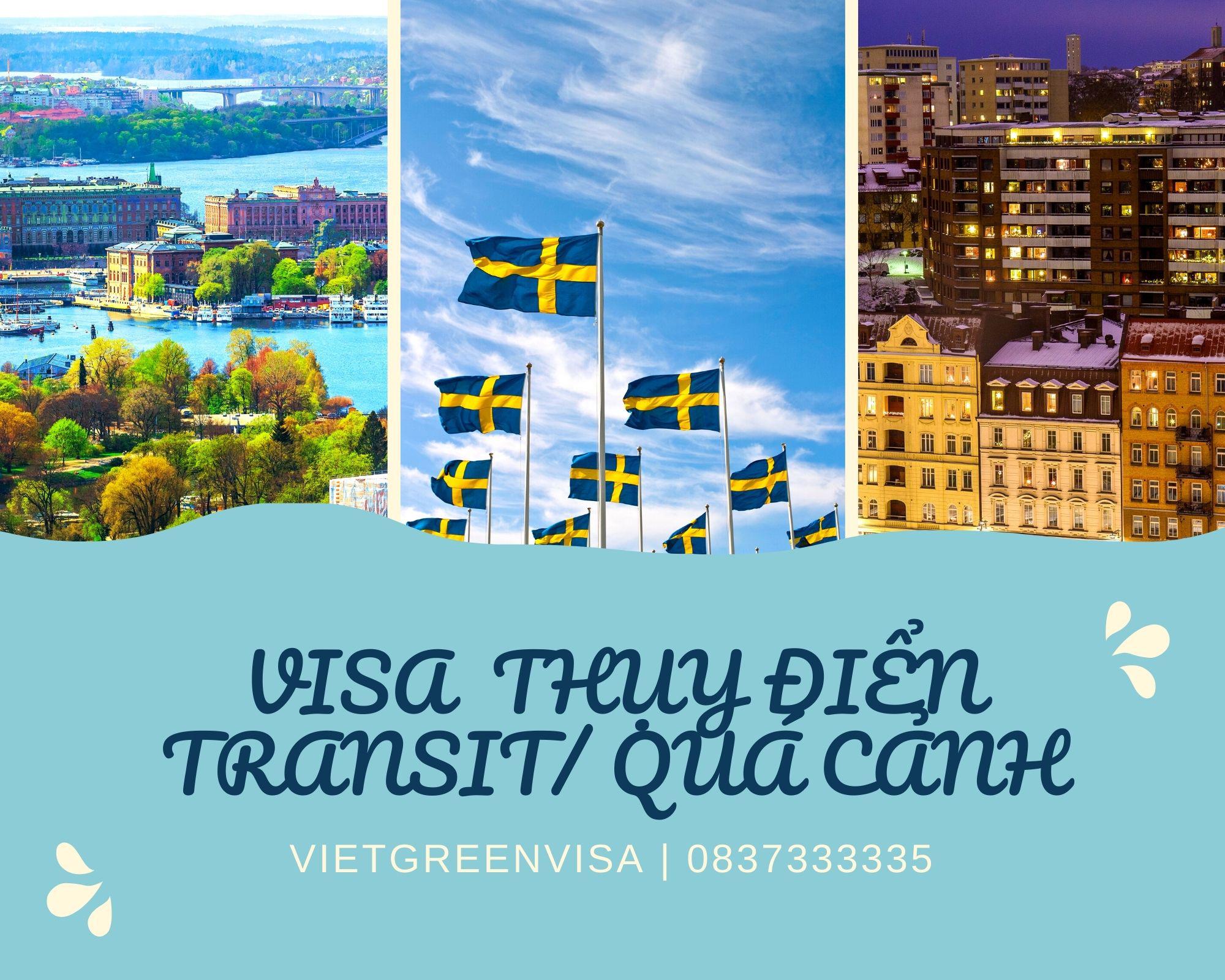 Xin visa quá cảnh qua Thụy Điển, visa Thụy Điển transit