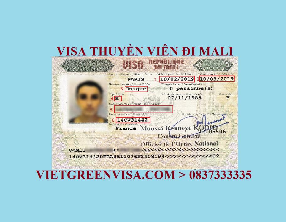 Làm Visa thuyền viên đi Mali Nhận tàu, Lái tàu