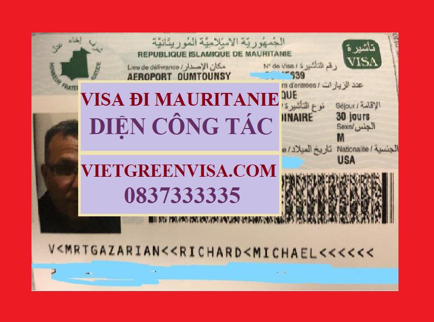 Xin Visa công tác Mauritanie nhanh chóng, trọn gói