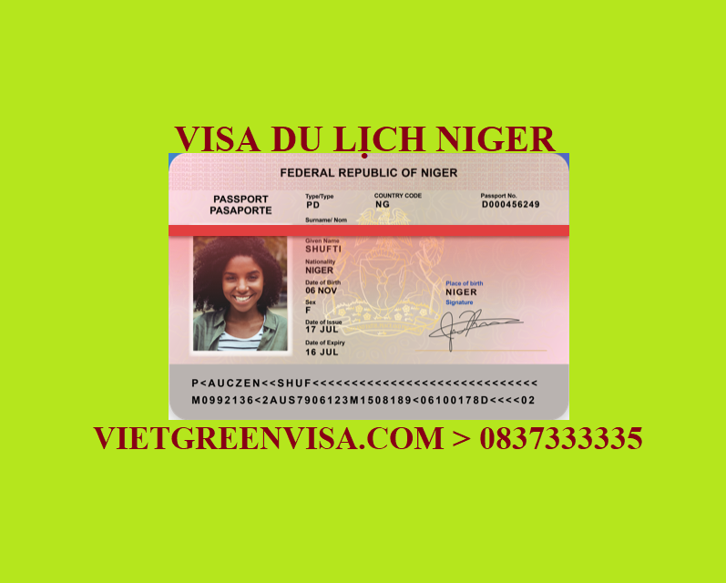 Làm Visa du lịch Niger uy tín, trọn gói, giá rẻ