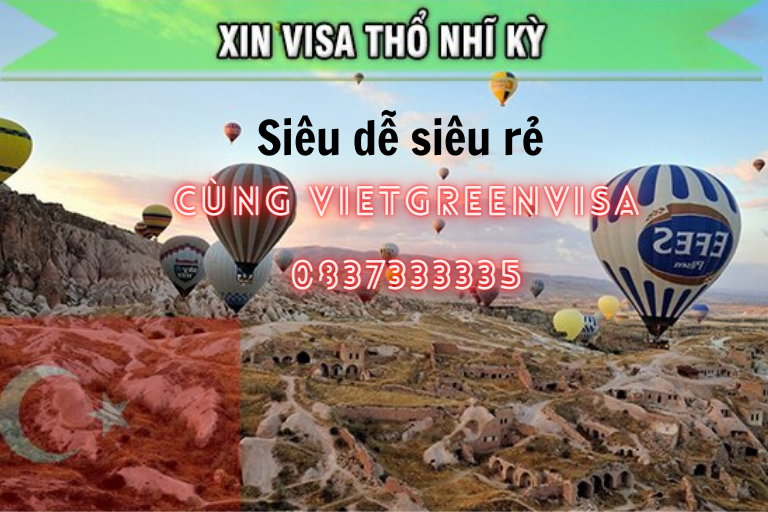 Dịch vụ làm visa Thổ Nhĩ Kỳ  du lịch 14 ngày - Bao đậu