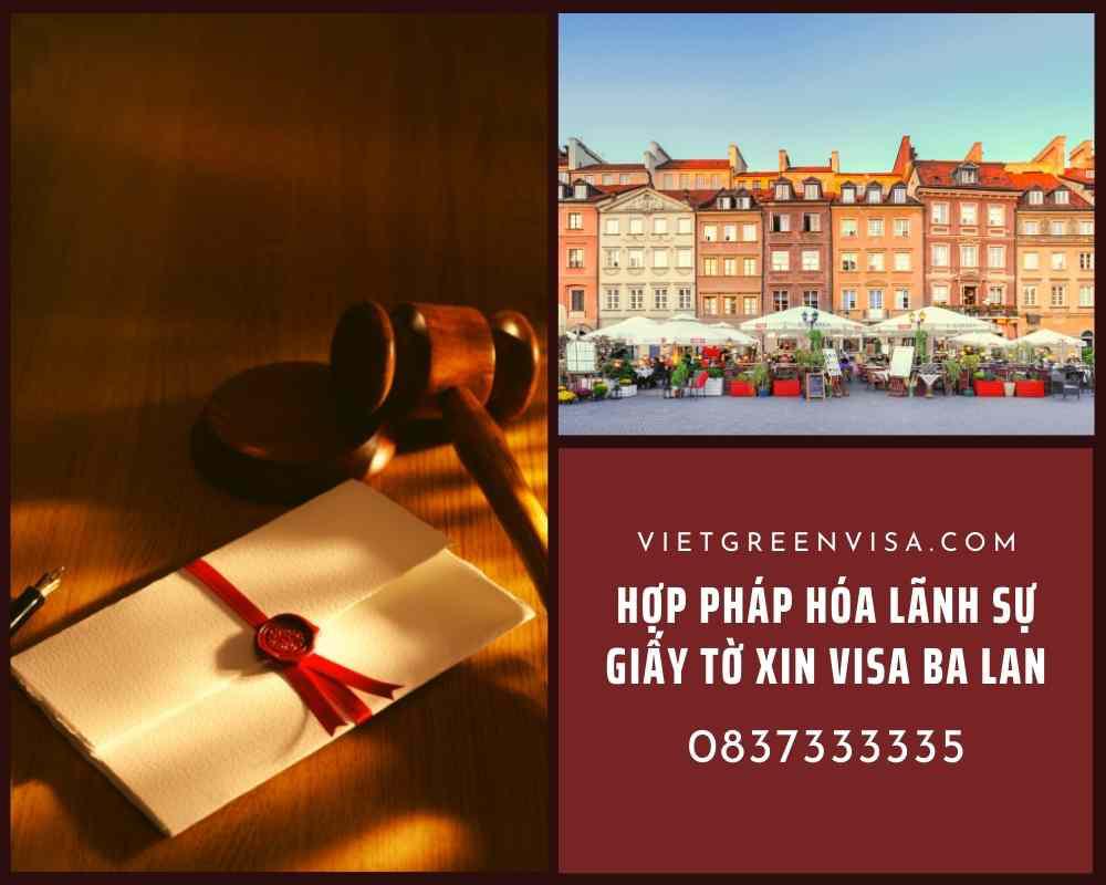 Dịch vụ hợp pháp hoá Lãnh sự giấy tờ sử dụng tại Ba Lan 