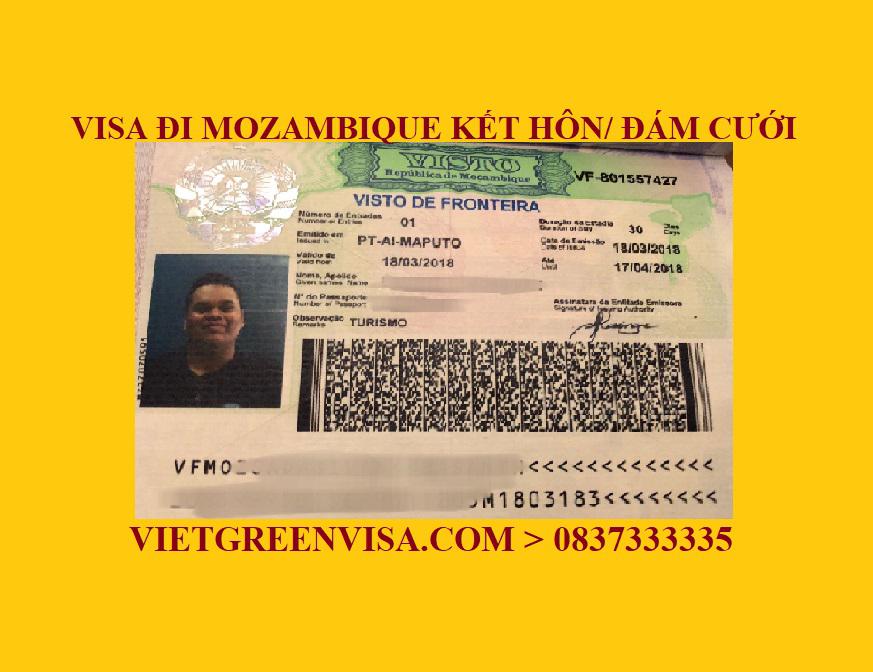 Dịch vụ xin Visa sang Mozambique tổ chức đám cưới, kết hôn