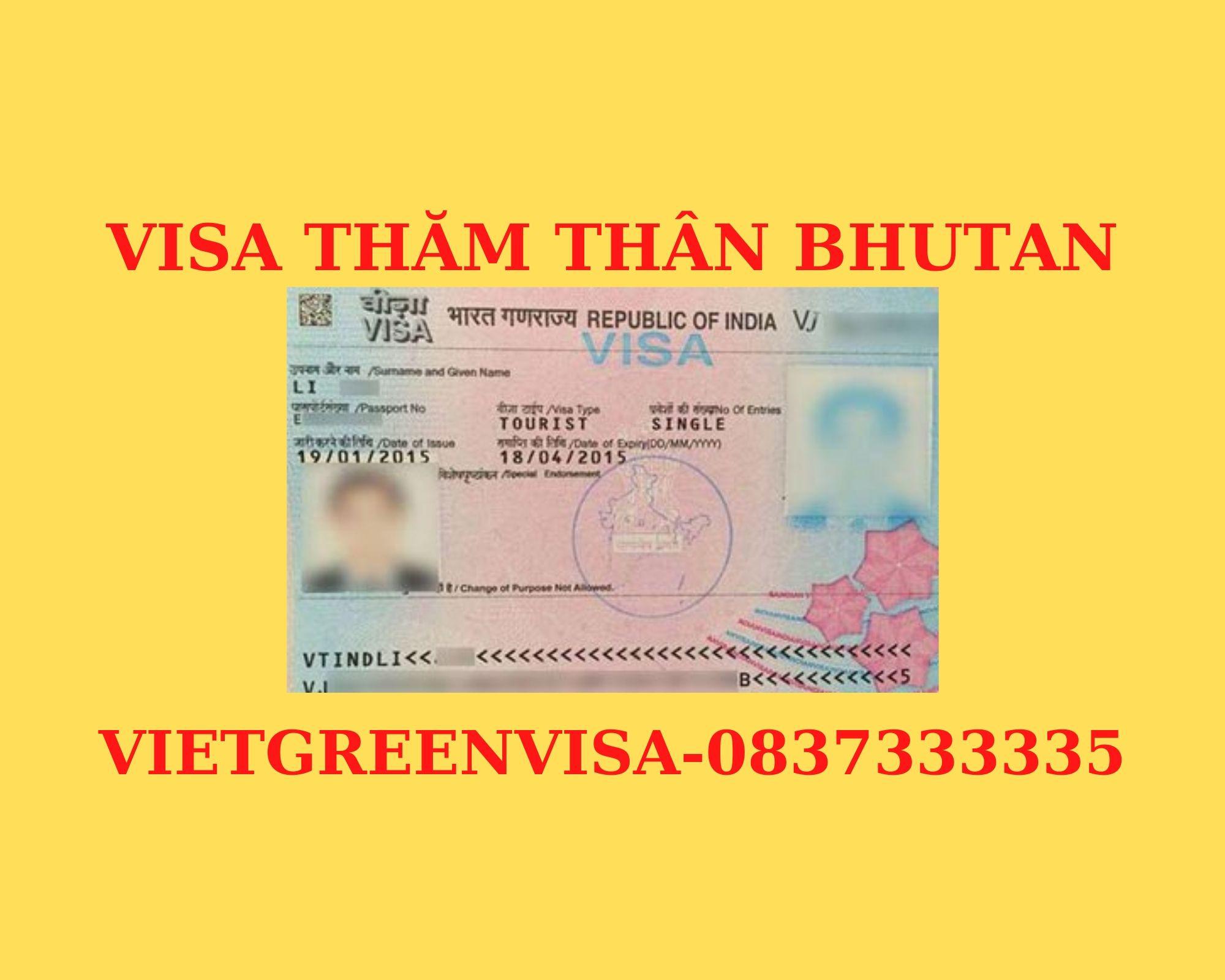 Làm visa Bhutan thăm thân chất lượng, giá rẻ