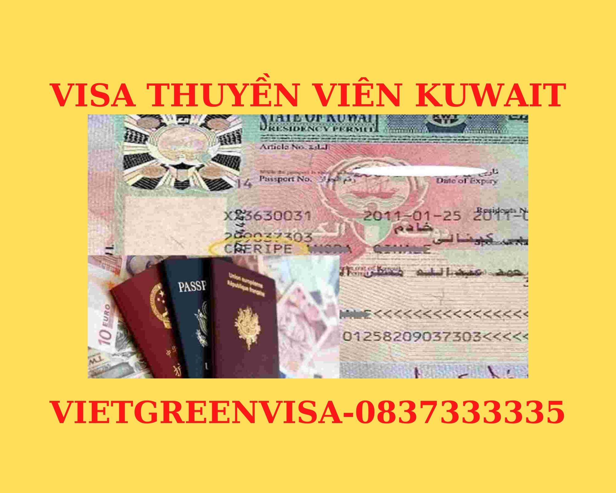 Visa thuyền viên Kuwait, visa Kuwait diện thuyền viên