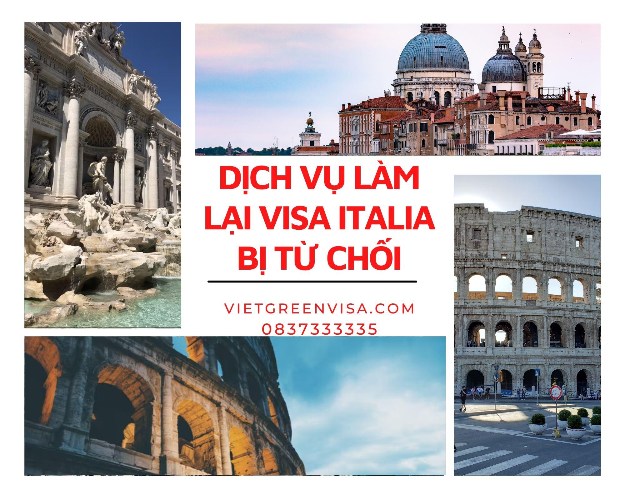 Xử lý visa Italia bị từ chốI nhanh chóng