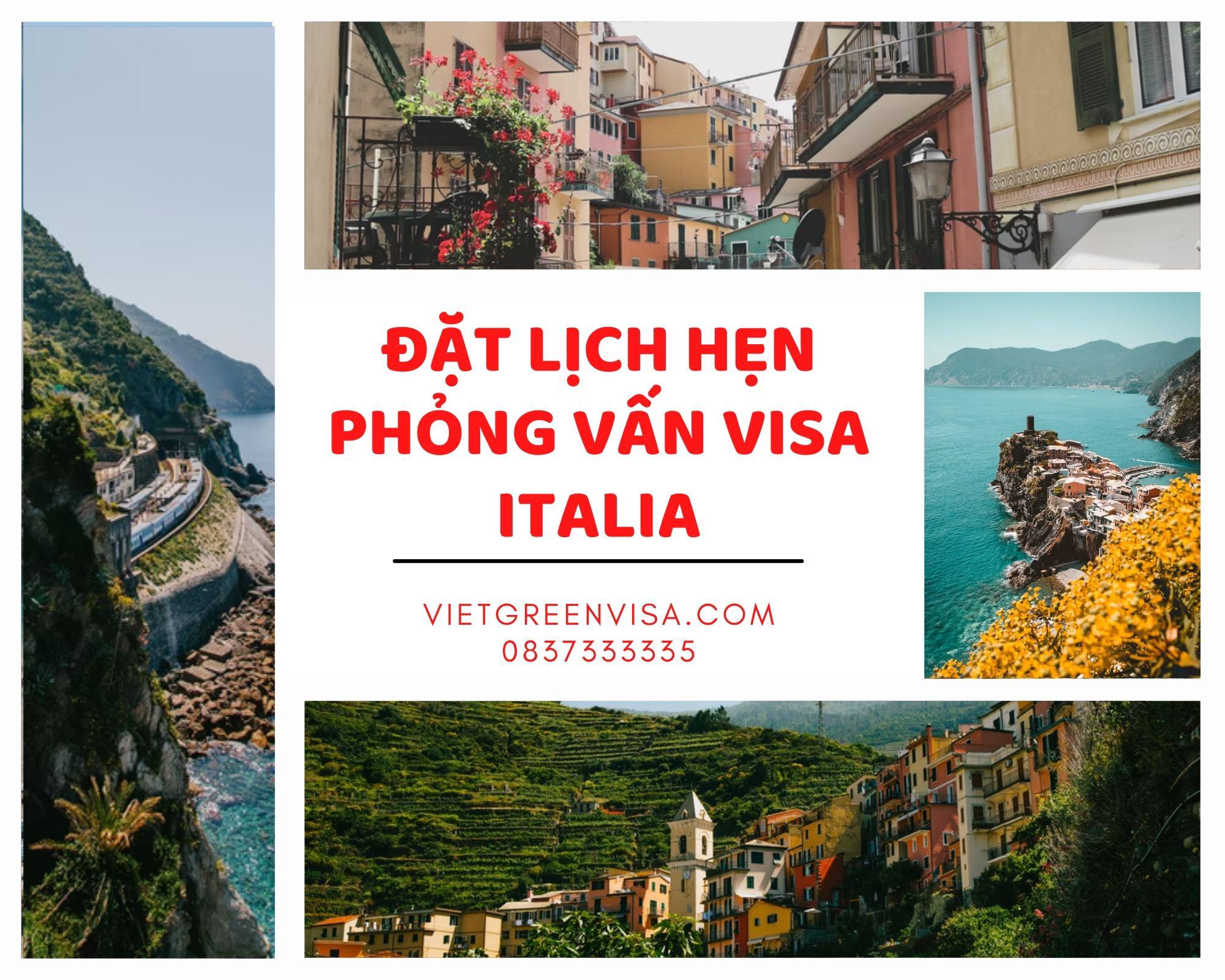 Tư vấn đặt lịch hẹn phỏng vấn visa Italia