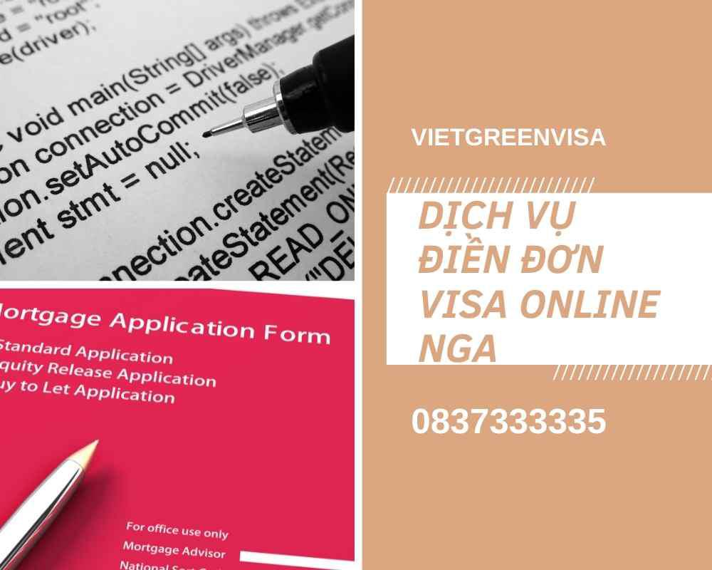 Dịch vụ điền đơn visa Nga online nhanh chóng