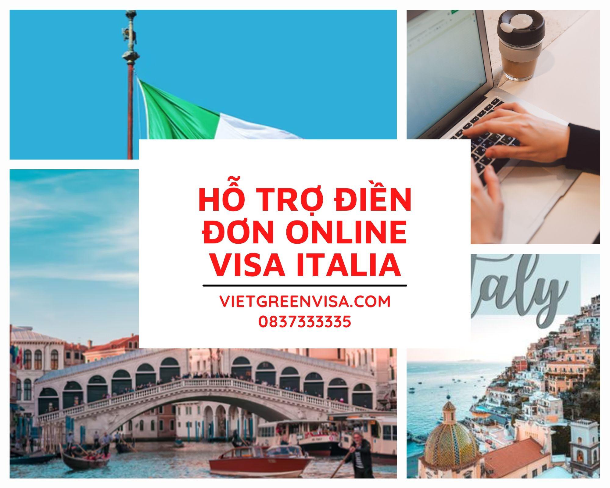 Tư vấn điền đơn visa Italia online nhanh