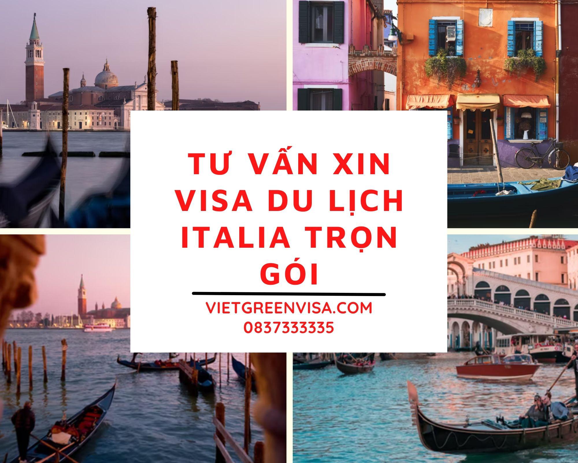 Hỗ trợ xin visa du lịch Italia trọn gói tại Viet Green Visa