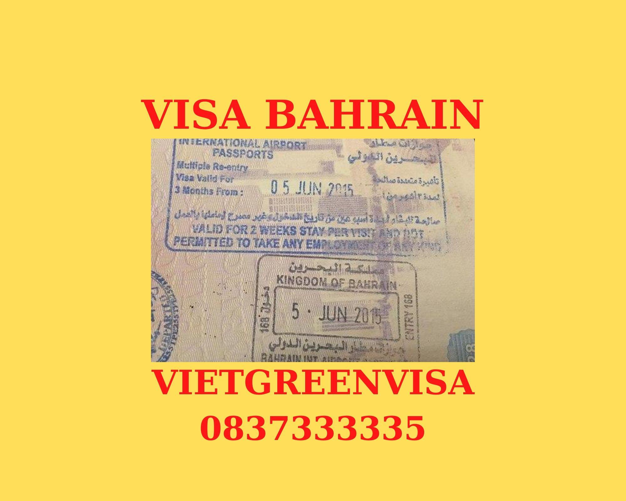 Dịch vụ làm visa Bahrain du lịch lưu trú 90 ngày giá rẻ