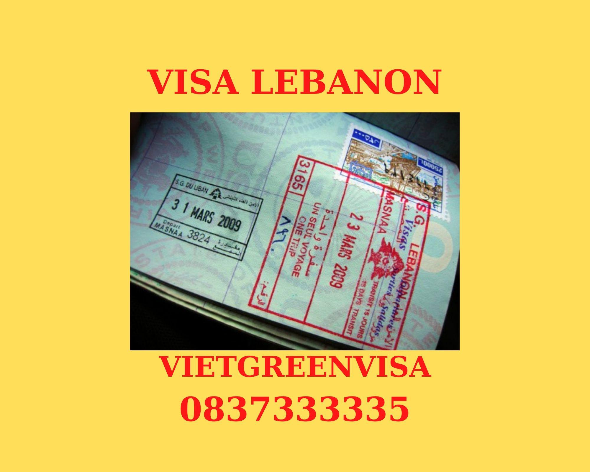 Visa thuyền viên Lebanon, visa Lebanon diện thuyền viên