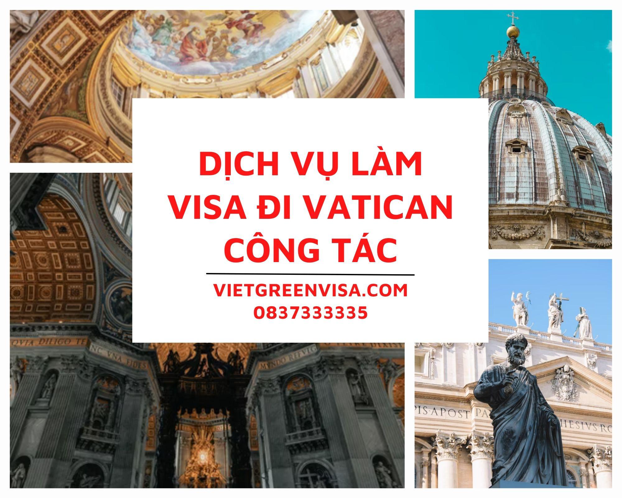 Dịch vụ tư vấn visa đi Vatican công tác trọn gói