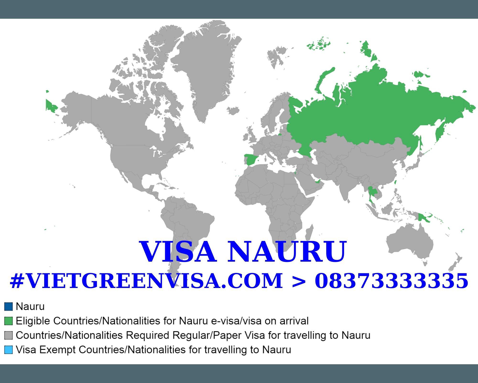 Xin Visa công tác Nauru nhanh chóng, trọn gói