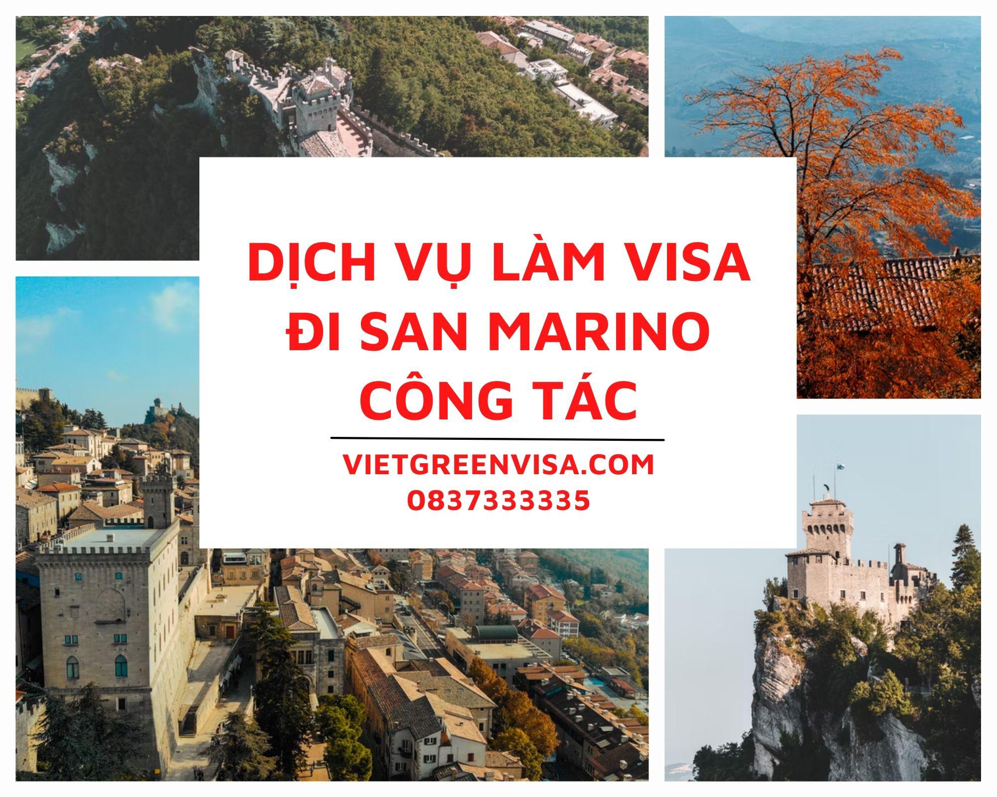 Dịch vụ tư vấn visa đi San Marino công tác trọn gói