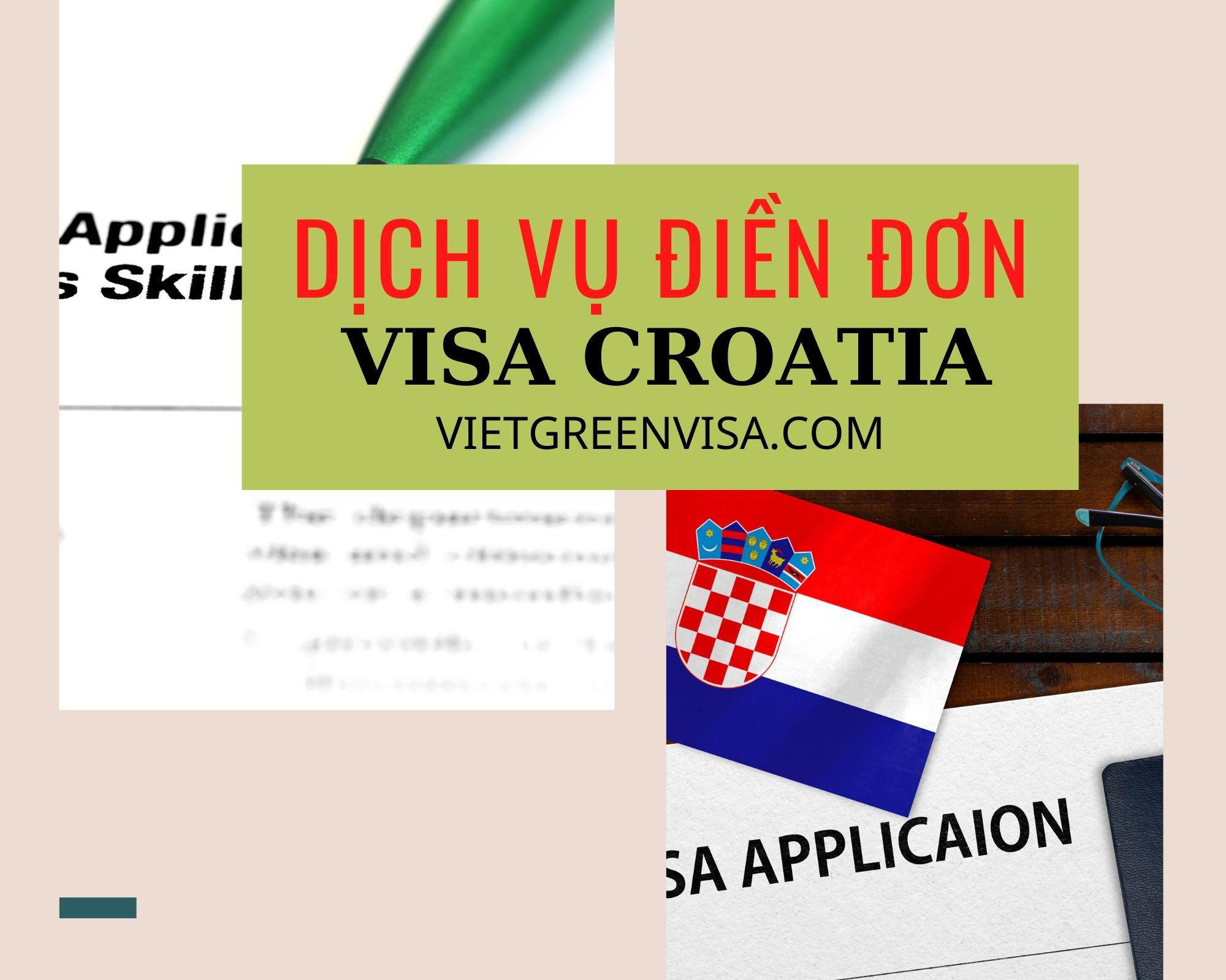 Hỗ trợ khai form điền đơn visa Croatia online nhanh chóng