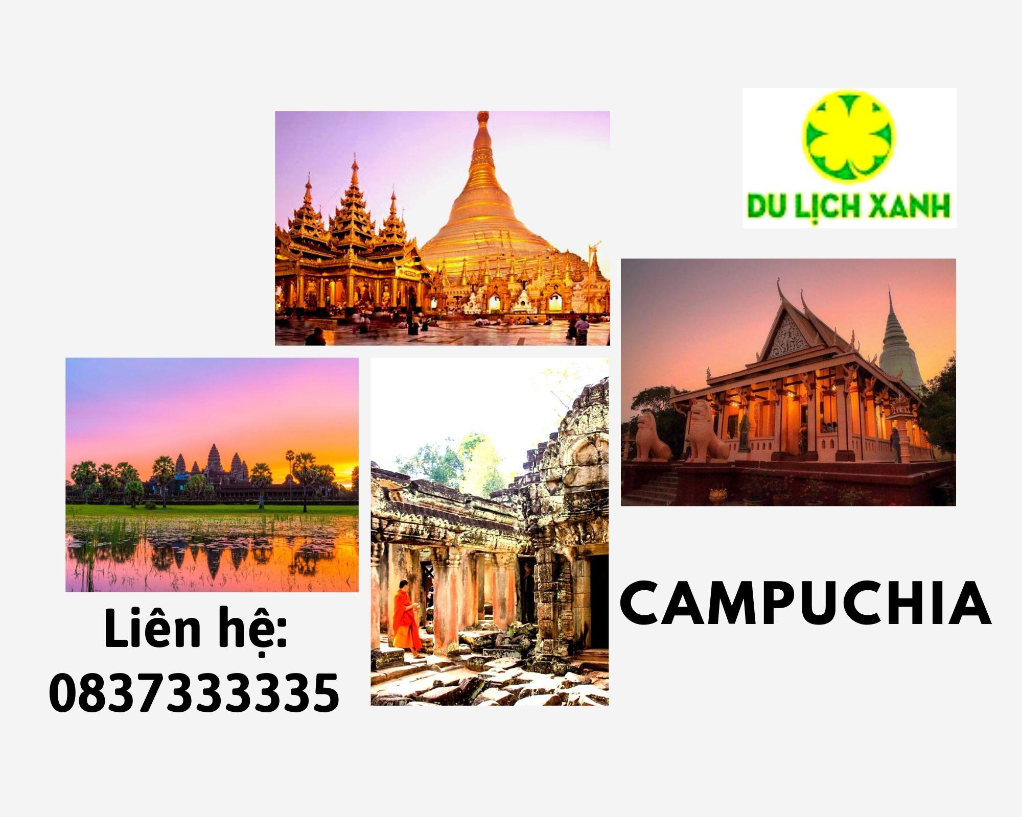 Tour du lịch Campuchia - Siêm Riệp - Phnompenh giá tốt | KH từ Hà Nội