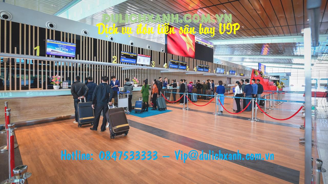 Dịch vụ đón tiễn VIP sân bay Vần Đồn, Hải Phòng