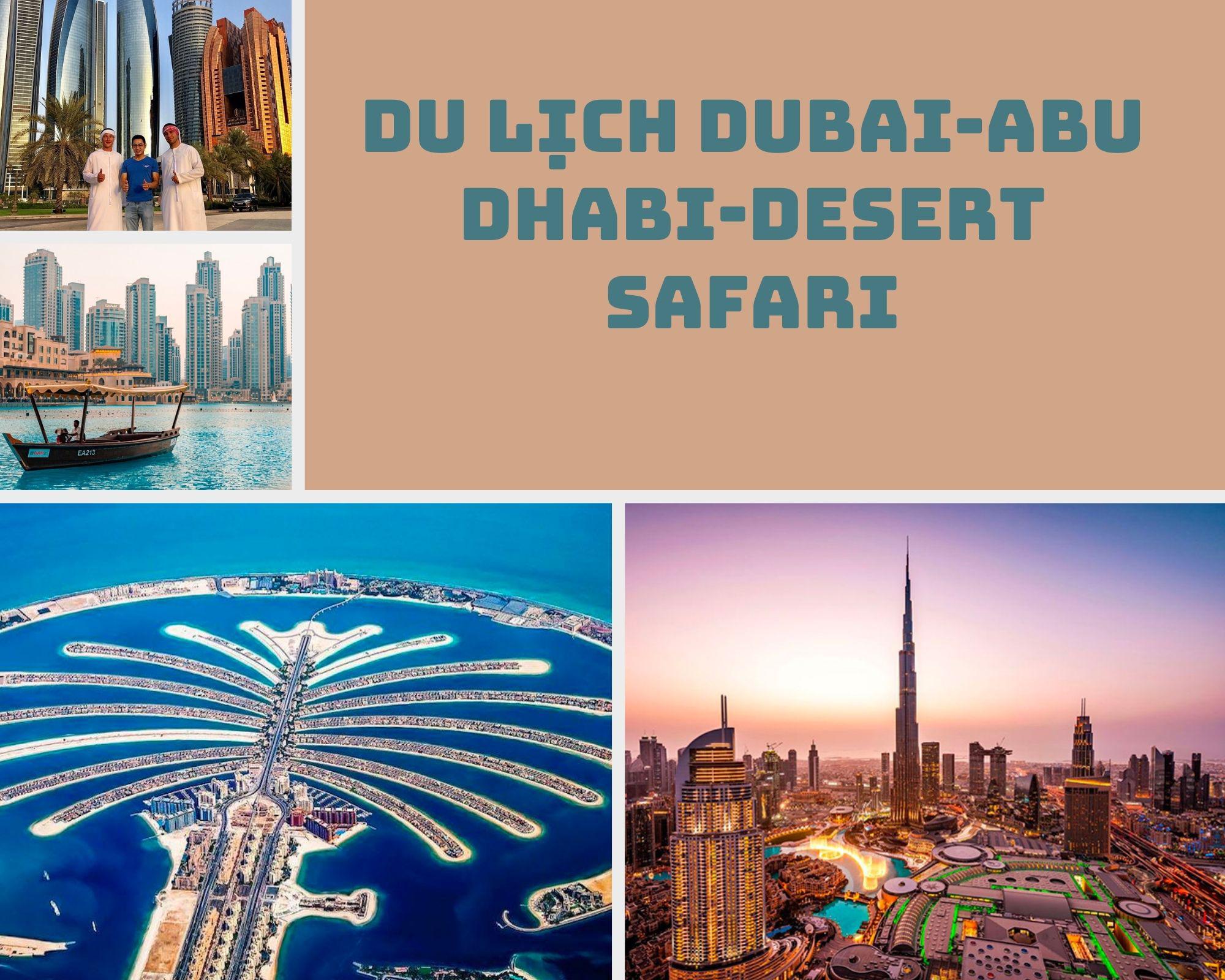 Du lịch Dubai-Abu Dhabi-Desert Safari