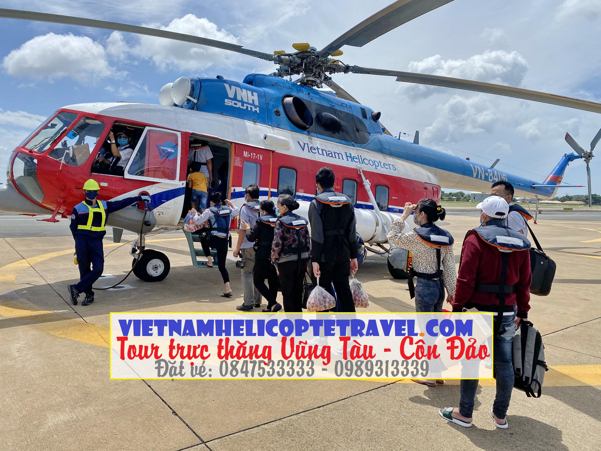 Đặt vé trực thăng từ Côn Đảo - Vũng Tàu tháng 3