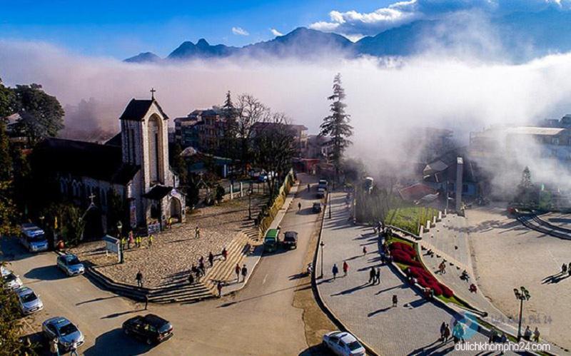 Tour Du lịch Sapa: Đà Nẵng - Hà Nội -  Sapa - Hàm Rồng - Fansipan - Bản Cát Cát 2 Ngày