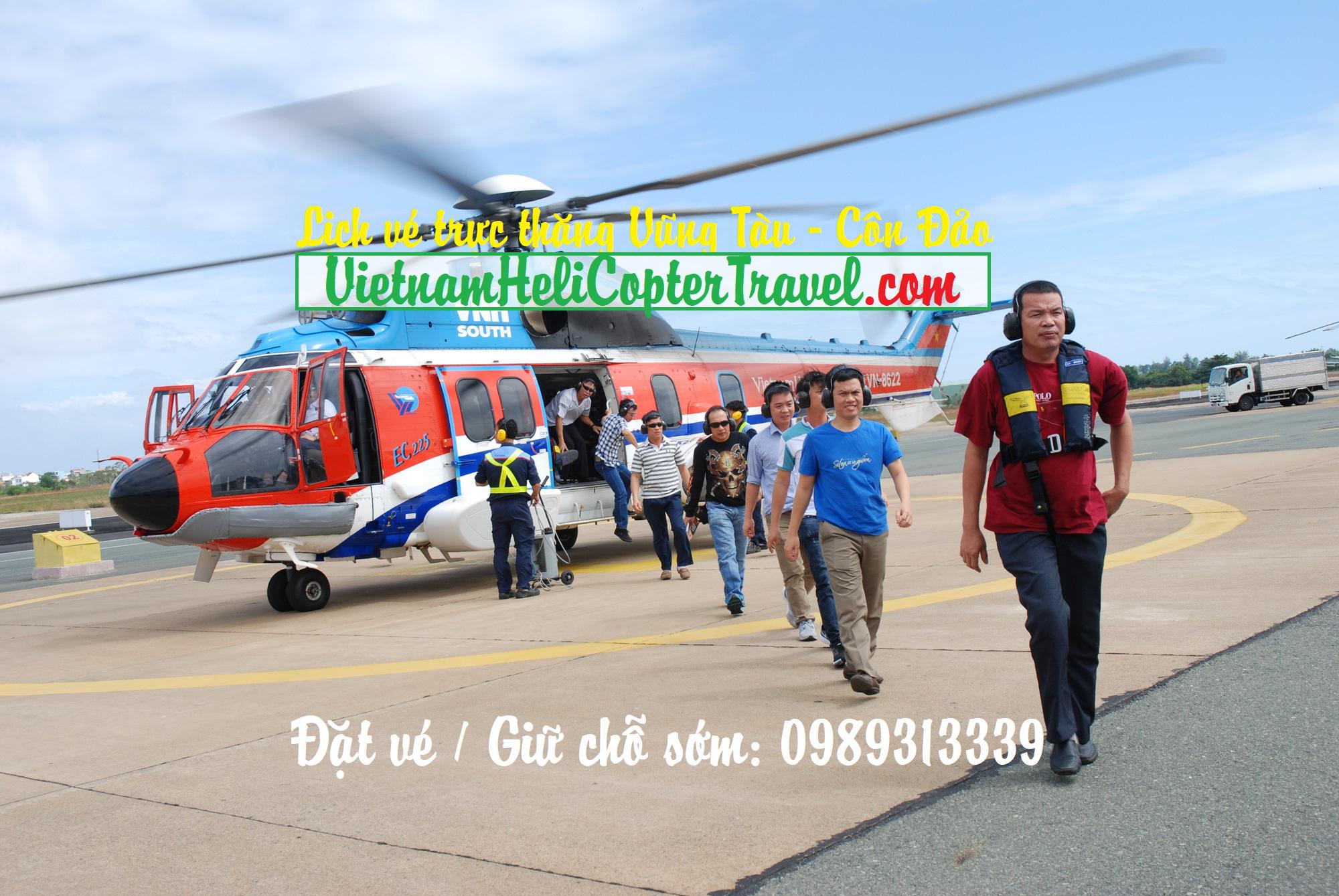 Giá vé trực thăng Vũng Tàu - Côn Đảo một chiều tháng 8-2022