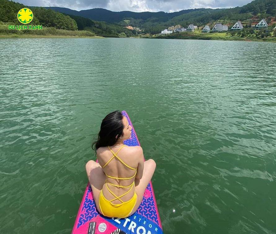 Tour chèo SUP Hồ Tuyền Lâm Đà Lạt Ngắm Hoàng Hôn nữa ngày