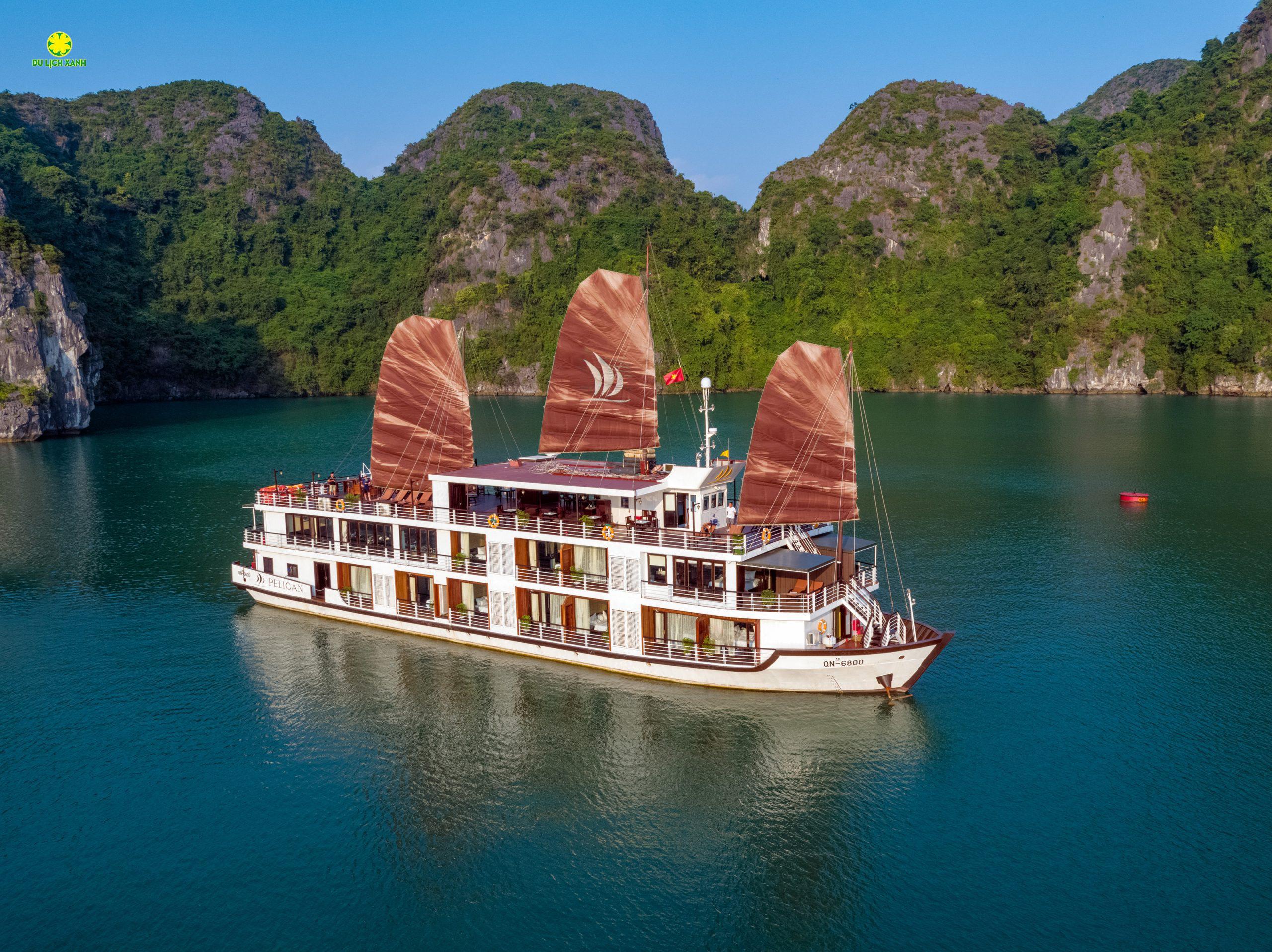 Tour Du thuyền Pelican Hạ Long 2 ngày 1 đêm