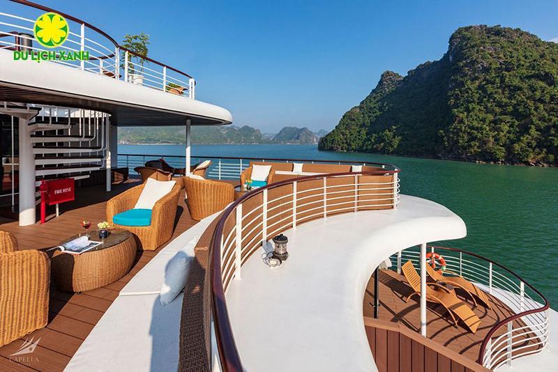 Tour du thuyền Capella Cruise Hạ Long 2 ngày 1 đêm