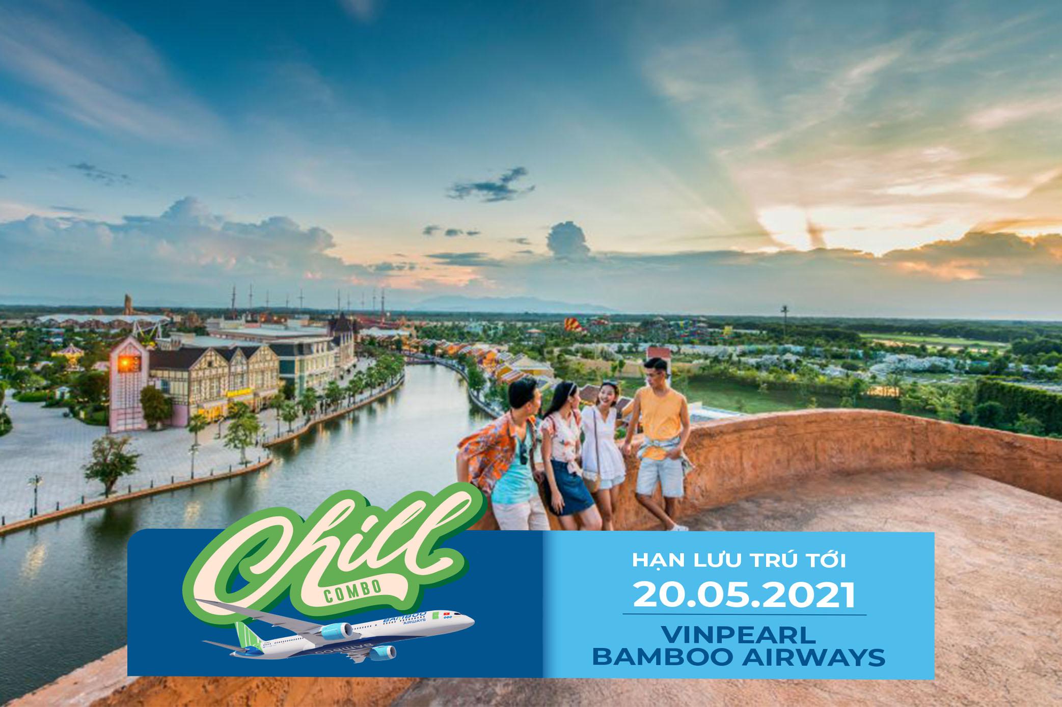 [Hà Nội-Đà Nẵng/Hội An] CHILL COMBO 3N2Đ Phòng/ Villa Vinpearl + VMB Bamboo Airways + 02 bữa sáng tại Vinpearl Đà Nẵng/Hội An