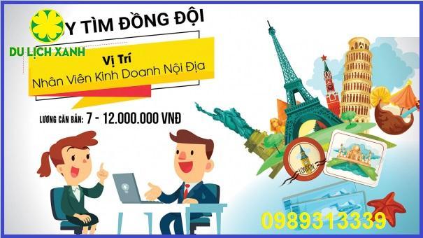 Tuyển dụng nhân viên kinh doanh Quảng Bình, Tuyển nhân viên kinh doanh du lịch tại Quảng Bình, Du Lịch Xanh
