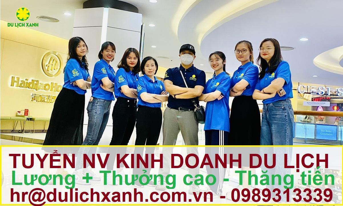 Tuyển 10 nhân viên kinh doanh du lịch tại Hà Nội năm 2024