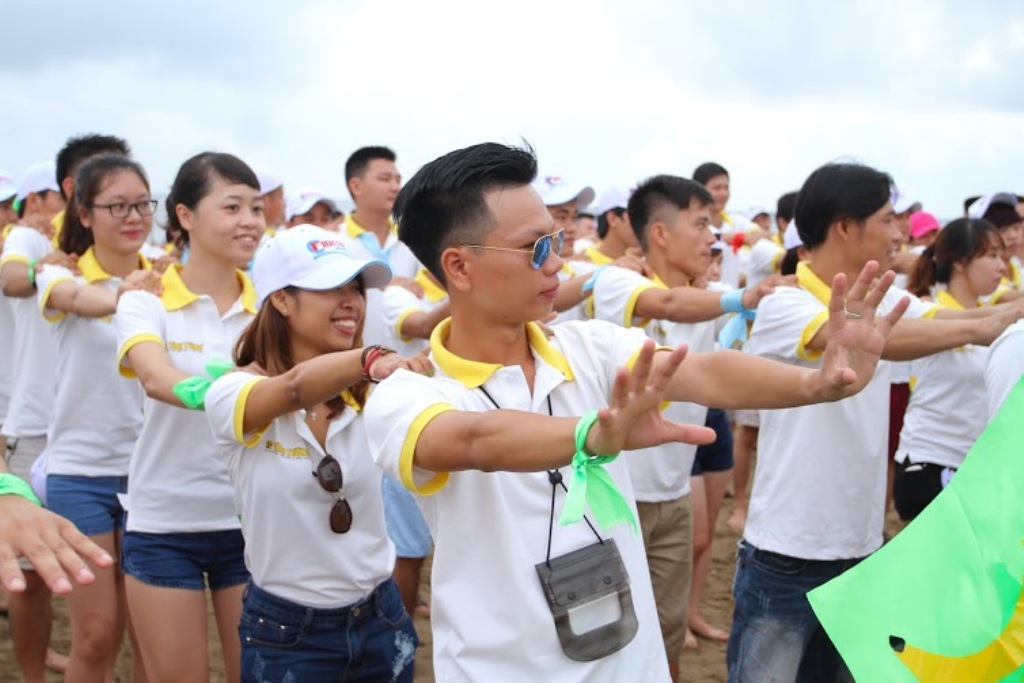 teambuilding, địa điểm tổ chức teambuilding, biển Sầm Sơn