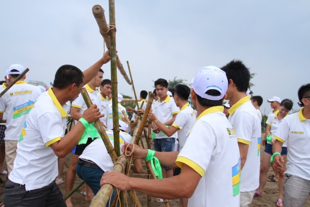 teambuilding, địa điểm tổ chức teambuilding, biển Sầm Sơn