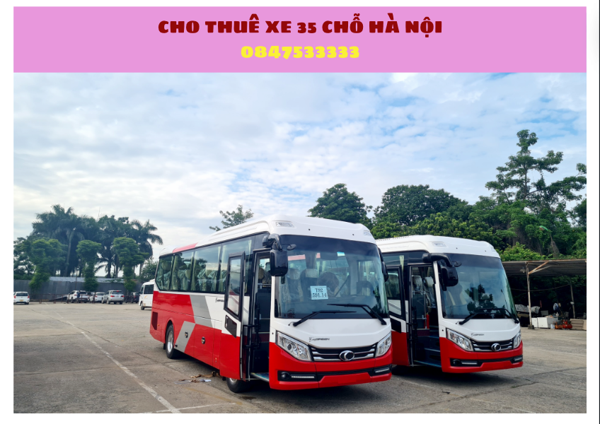 Du Lịch Xanh, Thuê xe 35 chỗ Hà Nội, cho thuê xe du lịch 35 chỗ tại Hà Nội, Thuê xe ô tô 35 chỗ tại Hà Nội