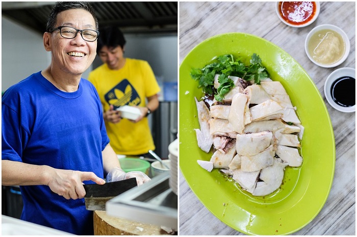 món ăn Singapore cơm gà Quảng Đông
