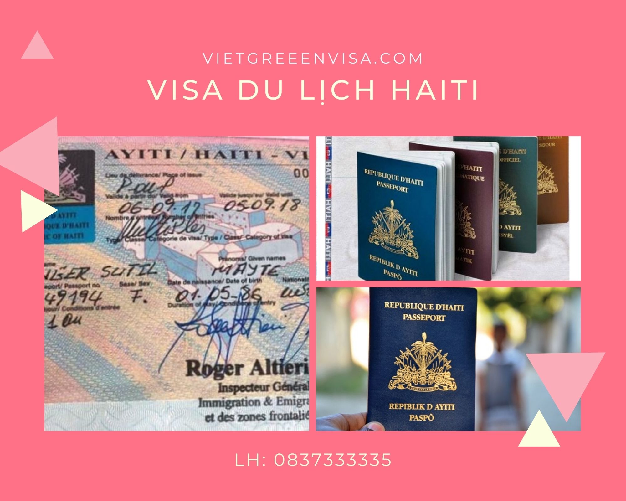 VISA DU LỊCH HAITI