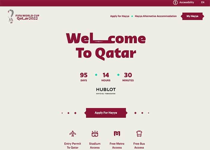 Thẻ Hayya, Vé World Cup 2022, Du Lịch Xanh, Visa đi Qatar